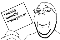 card clothes glasses hand holding_object invitation invite paper smile soyjak stubble subvariant:wholesome_soyjak suit template text transparent_background variant:gapejak // 1200x800 // 28.3KB