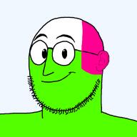 bald closed_mouth cool ear gem glasses happy nose smile stubble variant:weirdpenis // 900x900 // 29.1KB