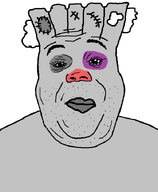 bruise fuggen_hohols grey_skin looking_at_you russia subvariant:hunky_twink_sex_machine transparent_background variant:alicia vatnigger vatnik zigger // 592x720 // 36.6KB