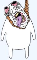 bloodshot_eyes full_body mustache redraw soyjak stubble subvariant:brunetto suicide template transparent_background variant:bernd white_skin // 544x876 // 20.1KB