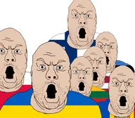 bald finland latvia lithuania looking_at_you moldova multiple_soyjaks open_mouth poland stubble ukraine variant:unknown white_background white_skin // 890x781 // 401.3KB