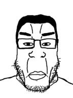 closed_mouth glasses hair lips merge neutral series:fusionjaks soyjak stubble subvariant:chudplier template variant:chudjak variant:markiplier_soyjak // 600x800 // 5.7KB