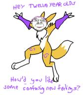 comic furry renamon text tranny variant:bernd // 393x450 // 27.6KB