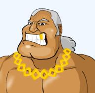 gold gold_chain golden_tooth gray_hair high_quality looking_at_you nintendo punch_out shading shiny smile smug subvariant:mexiaryan super_macho_man_(punch_out) tan_skin transparent_background variant:meximutt video_game // 886x872 // 220.1KB