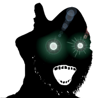 black_skin brain brainlet glowing glowing_eyes inverted open_mouth small_brain soyjak stubble subvariant:soyak_(crazed) thougher transparent_background variant:soyak // 463x489 // 65.4KB