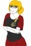 1_year_on_bald_men_with_glasses_website badge big_breasts breasts closed_mouth glasses hair kate kate_hikes medal nate redraw series:foidjaks smile subvariant:soygirl that_one_fucking_picture_of_nate_being_a_smug_little_bastard variant:soyak yellow_hair // 3833x5759 // 242.5KB