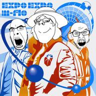 3soyjaks album_cover angry closed_mouth clothes female glasses hair hat meta:tagme_(music_reference) music mustache open_mouth soyjak stubble subvariant:gapejak_female variant:cobson variant:feraljak variant:gapejak // 500x500 // 351.0KB