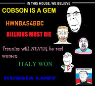 bald beard blue_eyes cyrillic_text glasses hair heart holding_object italy mask mustache nordic_chad open_mouth purple_hair russia science sign smile stubble subvariant:wholesome_soyjak text tranny variant:bernd variant:chudjak variant:cobson variant:gapejak variant:kuzjak yellow_hair // 1896x1716 // 438.2KB