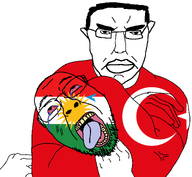 2soyjaks closed_mouth flag flag:kurdistan flag:turkiye flags glasses kurd kurdistan muscles open_mouth strangling stubble teeth tongue turk turkiye variant:bernd variant:chudjak // 1996x1844 // 167.2KB