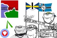 bandana flag gem glasses gun helmet military raid sharty shotgun soyjak_party subvariant:wholesome_soyjak sunglasses sweden tank territorial.io thrembo variant:gapejak variant:impish_soyak_ears video_game war // 1200x800 // 410.3KB