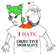 2soyjaks 4chan angry anime antenna arm atheism closed_mouth clothes ear fingernail get_along_shirt glasses green_hair hair hand morals mustache nail_polish nails orange_eyes reddit stubble subvariant:chudjak_seething text tshirt variant:chudjak variant:gapejak wristwatch yotsoyba // 1180x1130 // 179.8KB