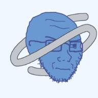 bald blue blue_skin closed_mouth concerned forehead_lines forehead_wrinkles glasses head_only logo objectsoy sega sega_saturn stubble subvariant:soyak_(irritated) translucent translucent_background transparent transparent_background variant:soyak video_game // 900x900 // 18.9KB