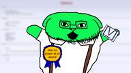 animal cat catjak catjak_will_always_be_a_gemerald gaping_mouth glasses glowing green ias jak janny mediator panel stubble subvariant:dogcat variant:catjak // 960x533 // 78.6KB