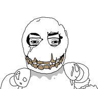 animatronic beard costume cryptid eyebrows five_nights_at_freddy's glasses rotten_teeth scary springtrap subvariant:chudplier teeth template transparent_background variant:chudjak variant:markiplier_soyjak weird white_skin // 1024x934 // 24.5KB