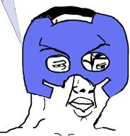 angry brimmiest_comments_section☣️☣️☣️_do_not_enter☣️☣️☣️ closed_mouth crying derp discord glasses hair mask small_eyes soyjak speech_bubble speech_bubble_empty variant:chudjak // 724x756 // 35.9KB