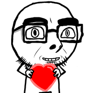 glasses heart smile subvariant:toon_cobson wholesome // 946x955 // 127.5KB
