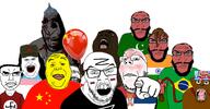 angry balloon black_skin blood brazil chimpanzee china flag flag:brazil flag:china flag:india flag:nazi_germany flag:pakistan flag:russia flag:serbia flag:transgender_pride_flag india indian kike leash multiple_soyjaks nigger ominous pakistan poop punisher_face red_star russia serbia subvariant:chudjak_front subvariant:hornyson swastika tinfoil_hat tranny variant:alicia variant:angry_soyjak variant:chudjak variant:cobson variant:feraljak variant:gapejak variant:hydejak variant:monkeyjak yellow_skin z_(russian_symbol) // 1549x807 // 802.0KB