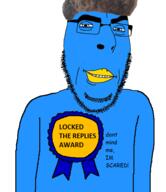 award badge blue_skin series:x_inmigrants smile smug soyjak twitter variant:cobson // 520x600 // 135.1KB