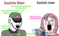 2soyjaks clothes daddy's_girl female kolyma kuz meta:tagme open_mouth subvariant:female_a24_slowburn text variant:a24_slowburn_soyjak variant:soyak // 867x530 // 255.2KB