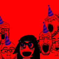 animated beanie beard blue_eyes blush clothes ear female glasses hair hat multiple_soyjaks open_mouth party party_hat soyjak strobe stubble variant:a24_slowburn_soyjak variant:chudjak variant:cobson variant:el_perro_rabioso variant:feraljak variant:gapejak variant:ignatius variant:impish_soyak_ears variant:kuzjak variant:markiplier_soyjak variant:nojak variant:soyak variant:soytan variant:tony_soprano_soyjak // 1200x675 // 823.6KB