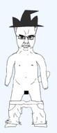 angry cat_ear censored closed_mouth clothes ear full_body glasses looking_at_you naked small_penis subvariant:chudjak_front subvariant:obsessedchud susctopus tail tiny_penis variant:chudjak wizard_hat youtuber // 956x2250 // 43.5KB