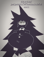 advertisement big_breasts breasts cat_ear closed_mouth female fundamental_paper_education glasses joel_(user) meta:bait meta:not_oc miss_circle subvariant:neutralplier variant:markiplier_soyjak // 998x1294 // 412.9KB