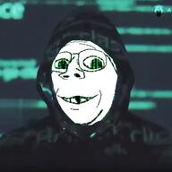 clothes deformed glasses hacker hoddie smile soyjak stubble subvariant:emmanuel subvariant:wholesome_soyjak variant:gapejak // 1200x1200 // 540.1KB