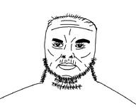 angry closed_mouth eyebrows eyes hairy lips nose nose_hair stubble variant:ianjak wrinkles // 735x596 // 26.6KB