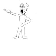 full_body glasses oekaki open_mouth pointing soyjak stubble variant:unknown // 500x500 // 12.0KB