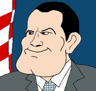 ameriaryan balding brown_eyes clothes ear flag:united_states president richard_nixon subvariant:impish_amerimutt subvariant:mexiaryan subvariant:nixonmutt suit suit_and_tie united_states variant:impish_soyak_ears variant:meximutt // 1000x948 // 195.8KB