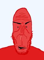 battle_for_dream_island bfdi block blocky_(bfdi) booger eyes mustache no_glasses red stubble subvariant:euromutt variant:markiplier_soyjak // 590x796 // 13.5KB