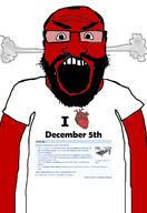 angry auto_generated balding beard clothes december december_5 glasses head_steam i_heart looking_at_you open_mouth red_skin series:on_this_day soyjak subvariant:science_lover text tshirt variant:markiplier_soyjak white_background wikipedia // 1440x2096 // 599.6KB
