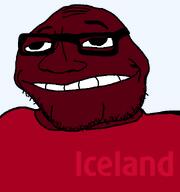 bald evil glasses iceland red smile smug soyjak stubble subvariant:lakuse teeth variant:smugjak // 600x640 // 15.7KB