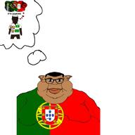3soyjaks award badge black_skin brown_skin fat flag flag:muslim flag:portugal glasses islam obsessed portugal speech_bubble subvariant:branigger subvariant:chudjak_front subvariant:muscular_chud the_portuguese(namefag) tiny_penis transparent_background variant:brandon variant:chudjak // 1000x1000 // 169.9KB