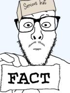 fact glasses holding_object meta:tagme neutral open_mouth serious serious_hat soyjak stubble turkey_tom variant:stbfcjak // 480x640 // 42.3KB