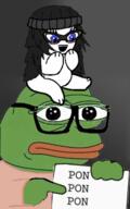 bury_pink_girl fact frog pepe pon_pon_pon variant:soytan // 220x351 // 75.8KB