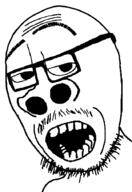 bald big_nose glasses looking_at_you merge nose nostril open_mouth sad shocked stubble variant:markiplier_soyjak variant:nostriljak variant:smugjak // 627x915 // 2.2MB