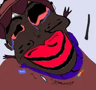 bloodshot_eyes cat_ear clothes coinslot crying discord distorted hat jimbo_(namefag) meta:namefags nigger subvariant:chudjak_front subvariant:jartycuck transheart trend:jartycuck trend:slopjak variant:chudjak // 1920x1798 // 1.3MB