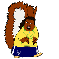 animal brazil cleats football long_hair ronaldinho selecao squirreljak subvariant:feralsquirrel tail trend:squirreljakking variant:feraljak yellow_shirt // 1025x1025 // 39.4KB