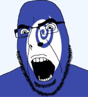 angry flag flag:ibaraki glasses hair ibaraki japan looking_to_the_left open_mouth soyjak stubble teeth thick_eyebrows todofuken transparent_background variant:cobson // 721x789 // 36.4KB