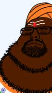 bald bindi brown_skin closed_eyes closed_mouth clothes fat glasses hat india neckbeard pajeet sleeping transparent_background variant:neckbeardjak // 324x576 // 19.0KB