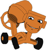 bob_the_builder concrete_mixer dizzy_(bob_the_builder) objectsoy orange smile soyjak subvariant:wholesome_soyjak teeth variant:gapejak // 881x941 // 374.9KB