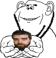 beard cupped_hands doll_(user) ear holding_object smile variant:impish_soyak_ears // 1277x1318 // 288.0KB