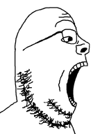 gaping_mouth glasses open_mouth series:sidejaks soyjak stubble subvariant:gapejak_side template transparent_background variant:gapejak // 600x800 // 19.3KB