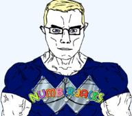 a10 blond blue_eyes numbergod_(namefag) numberjacks subvariant:muscular_chud trend:aryan variant:chudjak // 1059x929 // 302.8KB