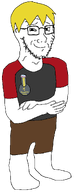 arm closed_mouth clothes crossed_arms full_body glasses hair looking_at_you medal meta:not_a_duplicate nate smile smug soyjak soyteen stubble subvariant:soyak_(smug) template text that_one_fucking_picture_of_nate_being_a_smug_little_bastard transparent_background variant:soyak yellow_hair // 423x1104 // 34.2KB