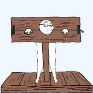 pillory retard smug trapped variant:smugjak wood // 2048x2048 // 347.6KB