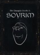 cover glasses smile stubble the_elder_scrolls the_elder_scrolls_v:_skyrim the_thoughie_scrolls variant:gapejak video_game // 437x599 // 278.5KB