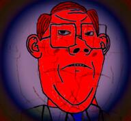 angry clothes frown glasses hair meta:tagme red_skin suit variant:protestantjak // 1453x1343 // 1.7MB