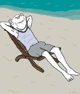 beach sea sitting smile variant:impish_soyak_ears water wholesome // 598x700 // 41.9KB